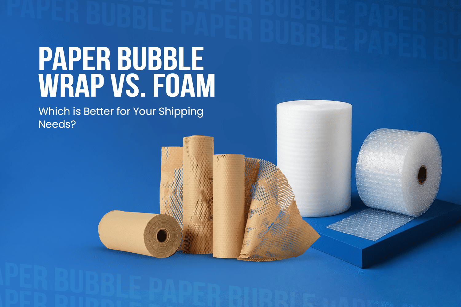 Paper bubble wrap