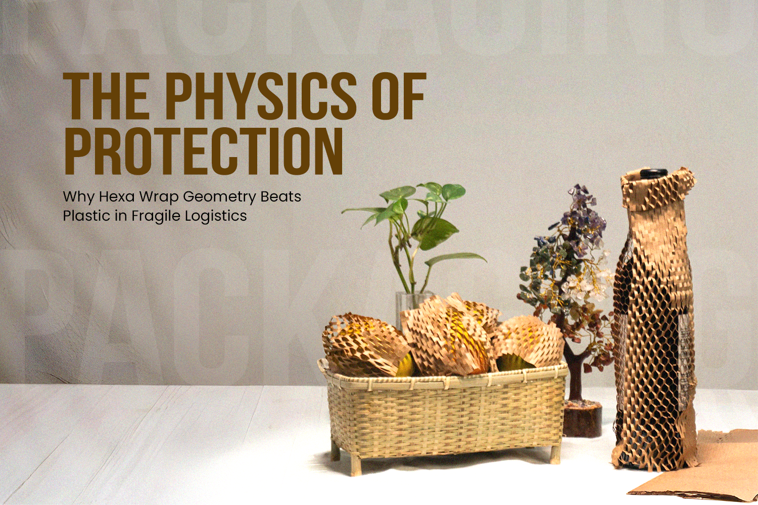 Hexa Wrap Geometry Beats Plastic in Fragile Logistics